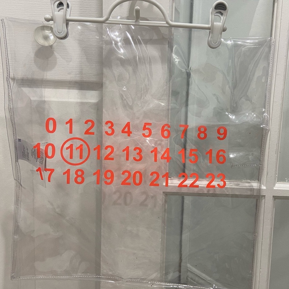 Maison Martin Margiela 11 Transparent PVC tote bag. NOT a replica